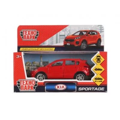 Машина Технопарк Kia Sportage металл.инерц.12см красный 273045