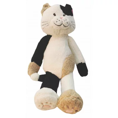 Мягкая игрушка 70см Кот трехцветный с вышитыми лапками 10874