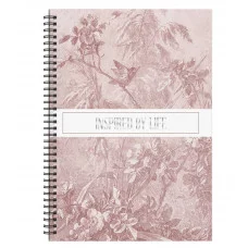 Блокнот А6 80л "FLOREALE. Cedar Rose" КанцЭксмо БМФК680390