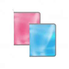 Папка для тетрадей на молнии пластиковая ErichKrause® Glossy Bubble Gum, арома, A5+, ассорти 54906