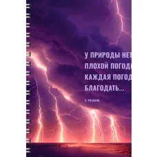 Тетрадь (студ., офис) А4 80л "Нет плохой погоды"  КанцЭксмо ТС4805177