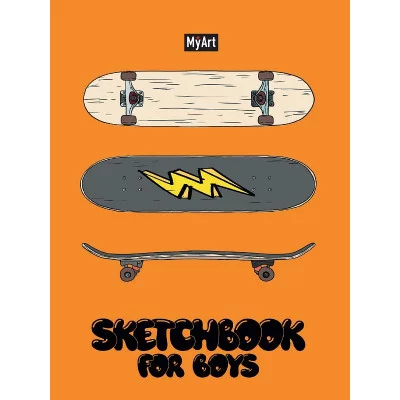 MyArt. СКЕТЧБУК для мальчиков. СКЕЙТБОРД 461-0-144-86760-3