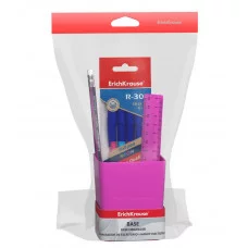 Набор настольный пластиковый ErichKrause Base Caribbean Sunset маджента 57965