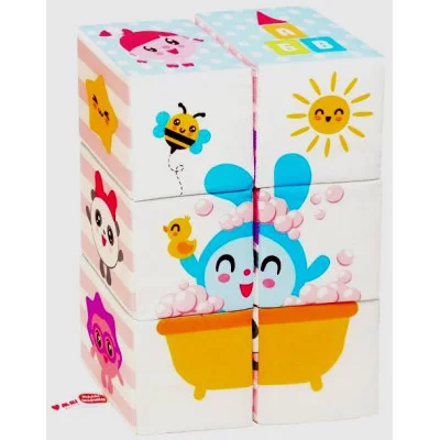 Кубики "Малышарики" (Мультики) 398/ФК