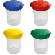 Стакан-непроливайка большой Гамма, ассорти, с крышкой 324934