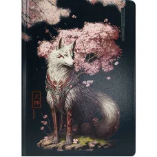 Записная книга А5 Инугами 7БЦ, холодная фольга + твин лак, 80л, 100г 80-7564