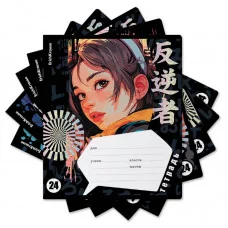 Тетрадь школьная ученическая ErichKrause Tokyo Date, 24 листа, клетка _MIX-PACK 024010154-58230