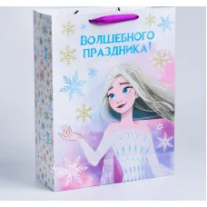 Пакет ламинат вертикальный "С Новым годом!", 31х40х11 см, Холодное сердце 4997220