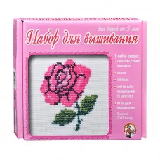 Набор для вышивания ДЕСЯТОЕ КОРОЛЕВСТВО Роза 103344