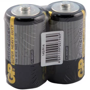 Набор батареек 2шт GP Supercell C (R14) 14S солевая, OS2 168547