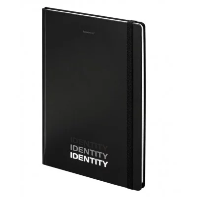 Блокнот с резинкой в клетку 96 л., БОЛЬШОЙ ФОРМАТ А4 204х299 мм, BRAUBERG, "Identity", 115528