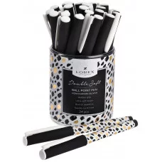 Ручка масляная LOREX MONOCHROME FAUVISM, серия Double Soft, круглый прорезиненный корпус, резиновый 