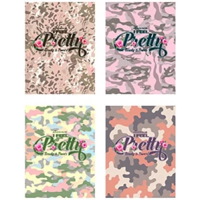 БЛОКНОТ А6 40л. на гребне КРАСОТА ЭТО СИЛА Б40-1419 ассорти, клетка