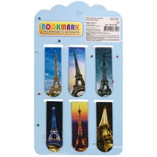 Набор магнитных закладок, Великолепный Париж, 6 шт, в ассортименте  ЗК-6749 461-0-144-86749-8