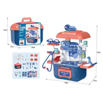 Набор доктора Medical Care (33 предмета) в чемоданчике 628-22