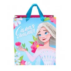 Пакет ламинированный вертикальный, "Самая милая", Холодное сердце, 23х27х11,5 см 9240296