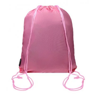 Мешок для сменной обуви, 1 отделение РОЗОВЫЙ (МО-4027), двойной шнурок МО-4027