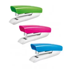 Степлер №10 Berlingo "Blitz" до 10л., пластиковый корпус, ассорти 277239