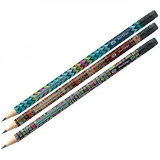 Карандаш ч/г Berlingo "Fantasy" HB, c ластиком, заточен. BERLINGO_ 231974