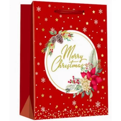 Dream cards Пакет подарочный с мат.лам.и 3D карт и глит.18*10*23 см(M)Звёздная россыпь 210г ППК-3906