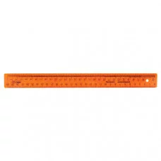 Линейка закройщика 30см NEON оранжевая СТАММ ЛН710