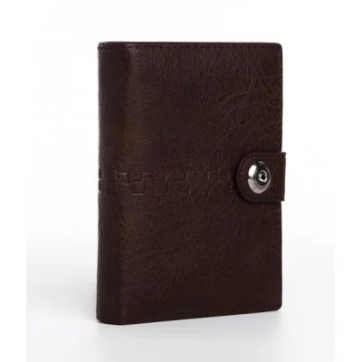 Портмоне муж (3в1) Борис, 10,5*2,5*14 см, 2 отд, д/авто, д/паспорта, на магните, коричневый 9731083