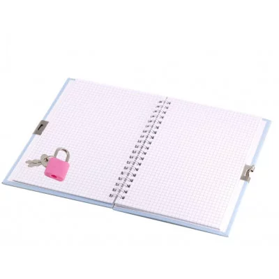 Подарочный блокнот 11,0 см * 15,0 см , гребень, Alingar, ламинация, эффект 3D, замочек, 46 л., клетка, "Тюльпан" AL11787