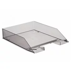 Лоток горизонтальный Каскад тонированный серый ЛТ854 СТАММ