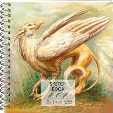 Скетчбук 195х195 80л "Грифон" КанцЭксмо ТС805298