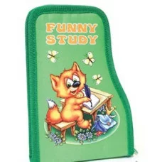 Пенал одно отделение с наполнением котенок феникс 16361