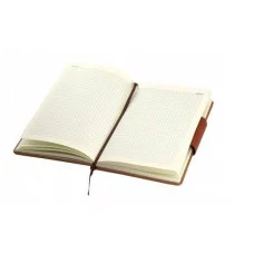 Записная книжка А5, Yalong, 7БЦ, иск. кожа, ляссе, тонир. блок, клапан на кнопке, ассорти, клетка, 128 л. YL-A5-715