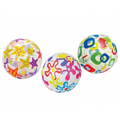Мяч надувной с принтом,диаметр 51 см,от 3 лет,3 цвета 59040NP/59040