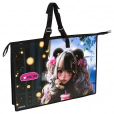 Папка для чертежей и рисунков "I Love Anime" A2 (650x470x100 мм) 500 мкм, 3075500