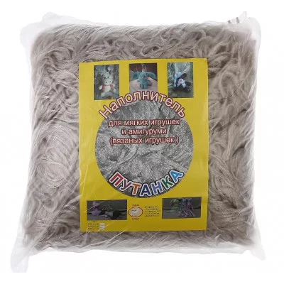 Наполнитель для вязаных игрушек "Путанка"  100% полипропилен 100гр  МИКС 3749960 3749960