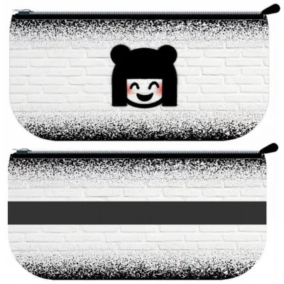 Пенал-косметичка 1 молния 210*110 (ЭКСМО) ткань на резин Girl (п/упаковка) ПМ0032