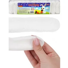 Масса для лепки. Лёгкий пластилин 12 шт БЕЛЫЙ ЦВЕТ Profit НД-1800