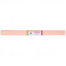 Бумага крепированная ArtSpace, 50*200см, 30г/м2, персиковая, в рулоне 267835