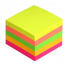 Блок с липким краем 51мм*51мм 400л, 5 цветов флуор 5491822