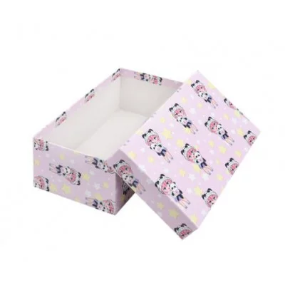 Коробка прямоугольная подарочная Аниме и панда 26 х 17,5 х 11 см РазборПП-4532