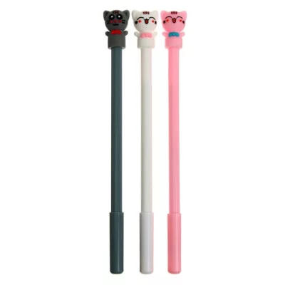 Ручка гелевая-прикол МИКС Кошка 7559450