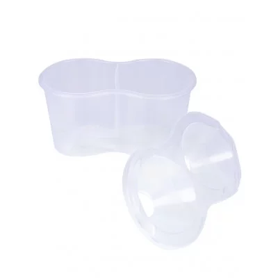 Стакан-непроливайка, двойной СТАНДАРТ ПРОЗРАЧНЫЙ (С-3465),  С-3465