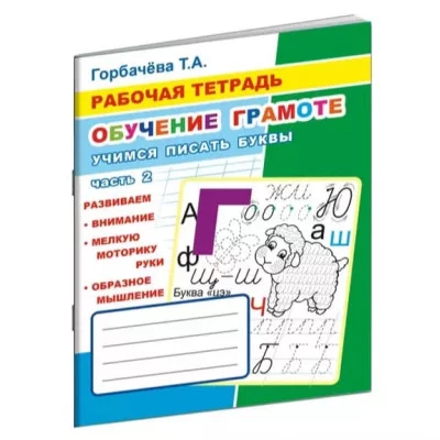 Раб.тетрадь ОГ Учимся писать буквы ч.2 6+