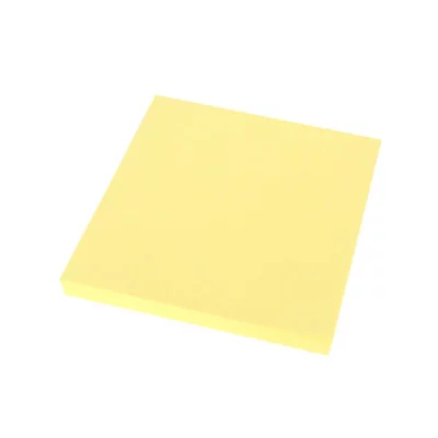 Бумага для заметок с клеевым краем ЖЕЛТАЯ ЗБ-1556 76х76 мм, 80л, ТМ Legend