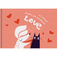 Альбом для рисования 40л Гребень мел картон печать по металлизированной пленке серебро 110г/м2 Невероятная дружба АСГ2Л402273