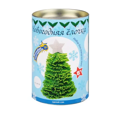 Набор для творчества " Новогодняя ёлочка " (бахрома глиттер. конус ф7/12.5см) ШФ-08