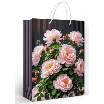 Пакет подарочный (ML) "Нежный шиповник" 152502563