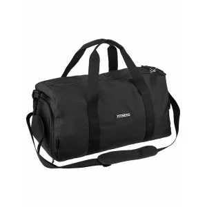 Сумка тканевая спортивная с ремнем черная СМ-2061 ТМ "O\'MyBag" 46*21*23 см