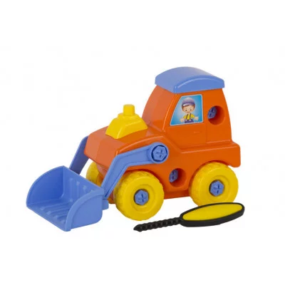 Игрушка "Трактор" (19 пред., отвертка 1шт) 22 см У825