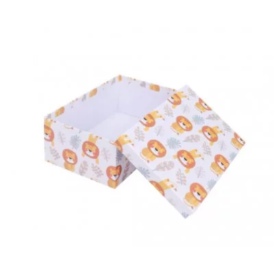 Коробка прямоугольная подарочная Львята 21X15X8,5 см РазборКОР-7812