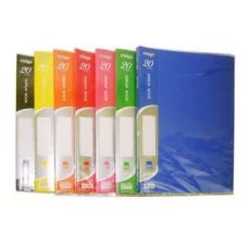 Папка на 20 карманов А4 BQ-161 корешок 15мм, вкладыш на корешке, цвета ассорти MS-20А 306259